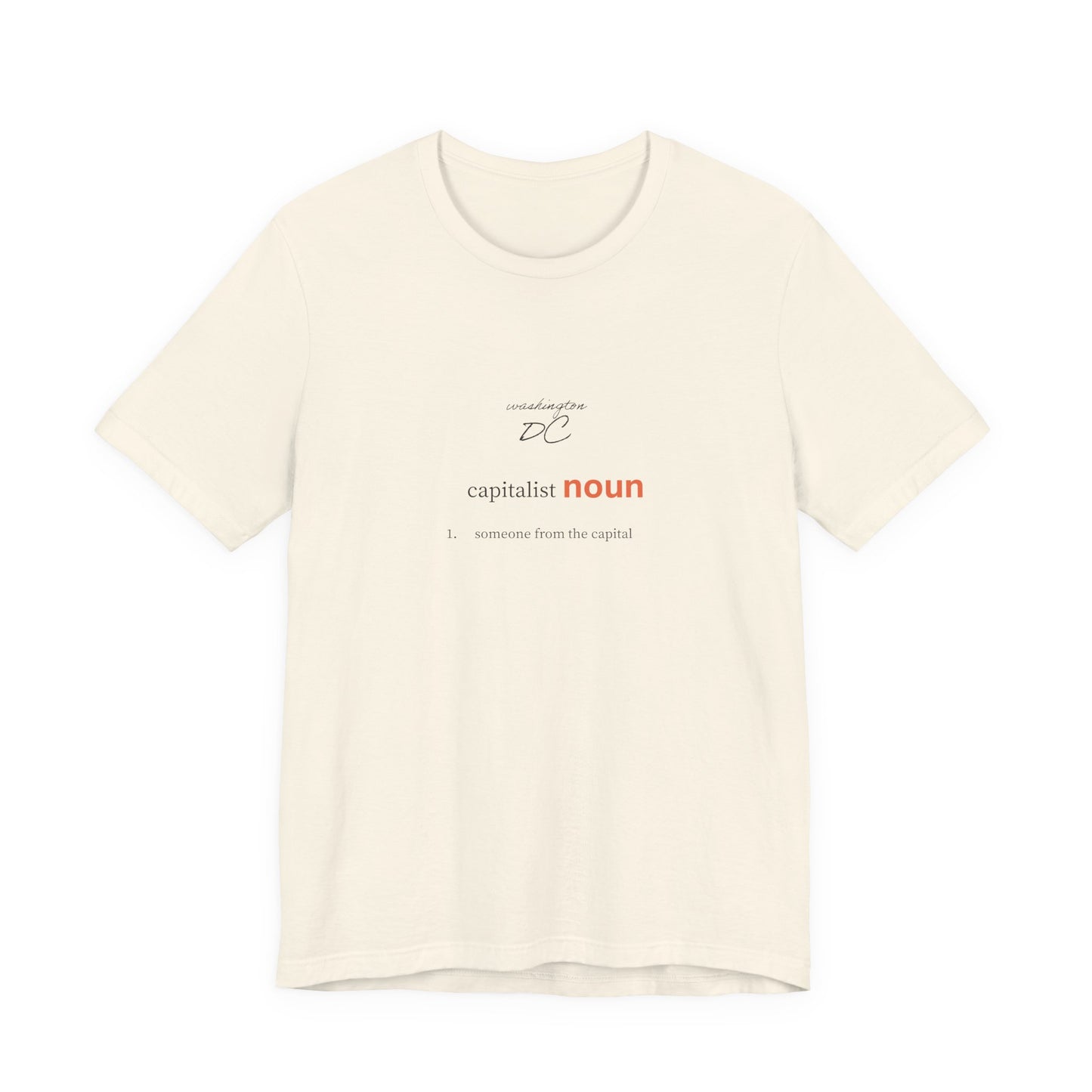 "Capitalist" Tee - Cream