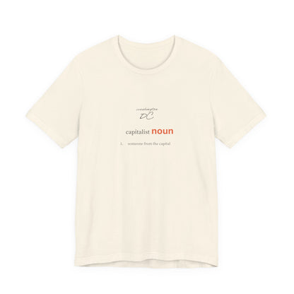 "Capitalist" Tee - Cream