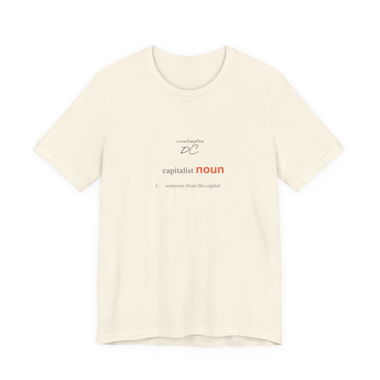 "Capitalist" Tee - Cream