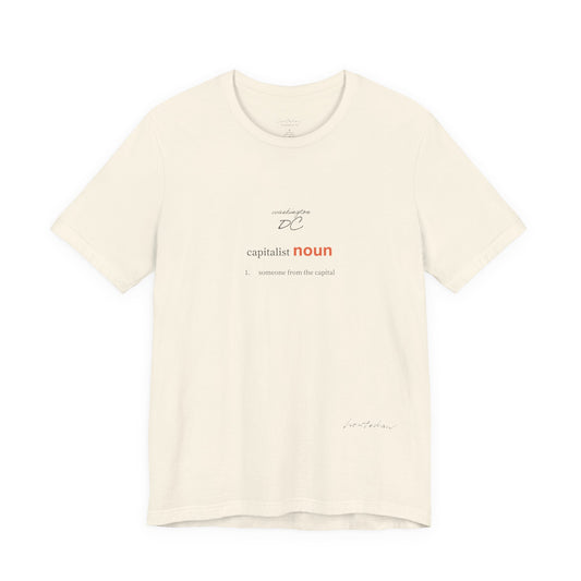 "Capitalist" Tee - Cream