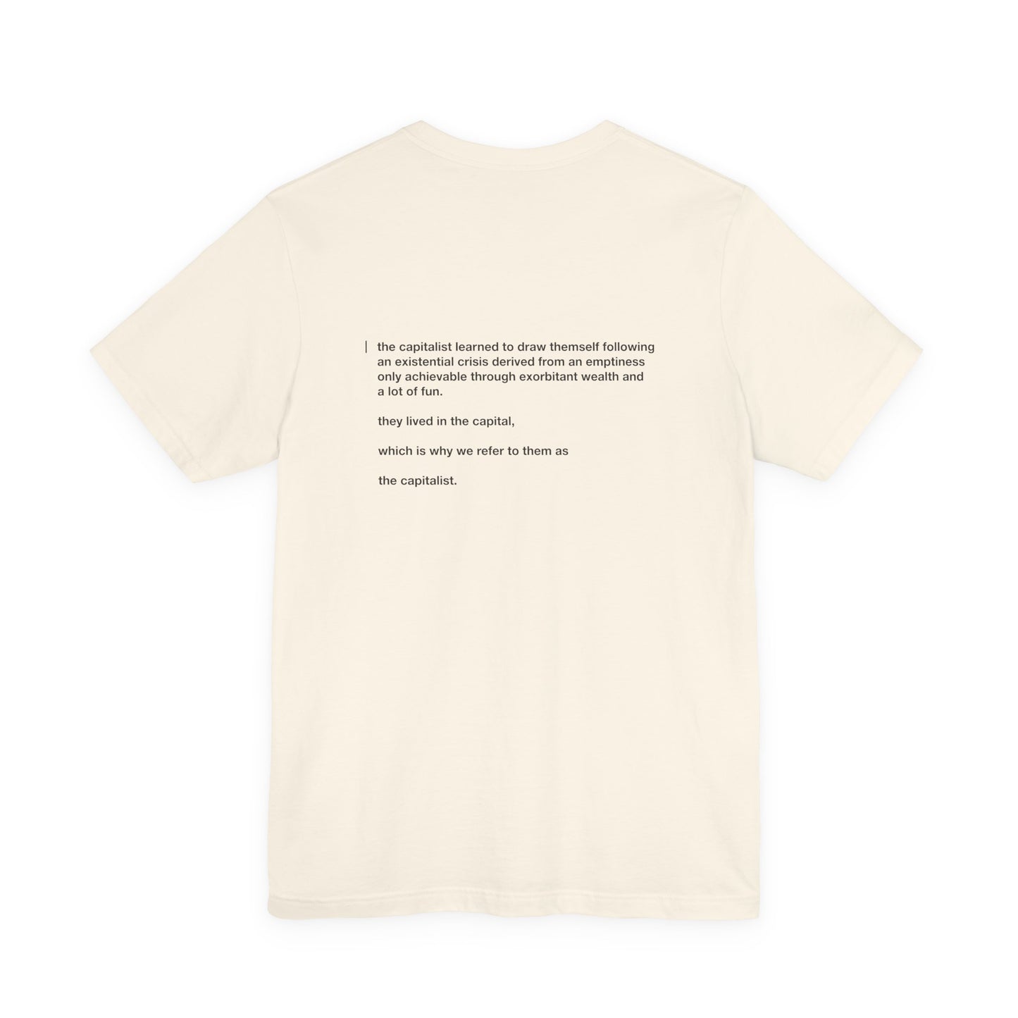 "Capitalist" Tee - Cream
