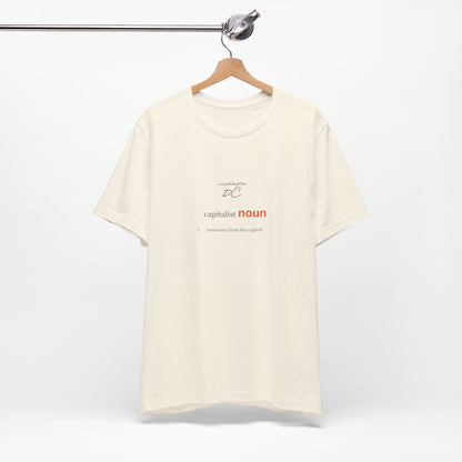 "Capitalist" Tee - Cream