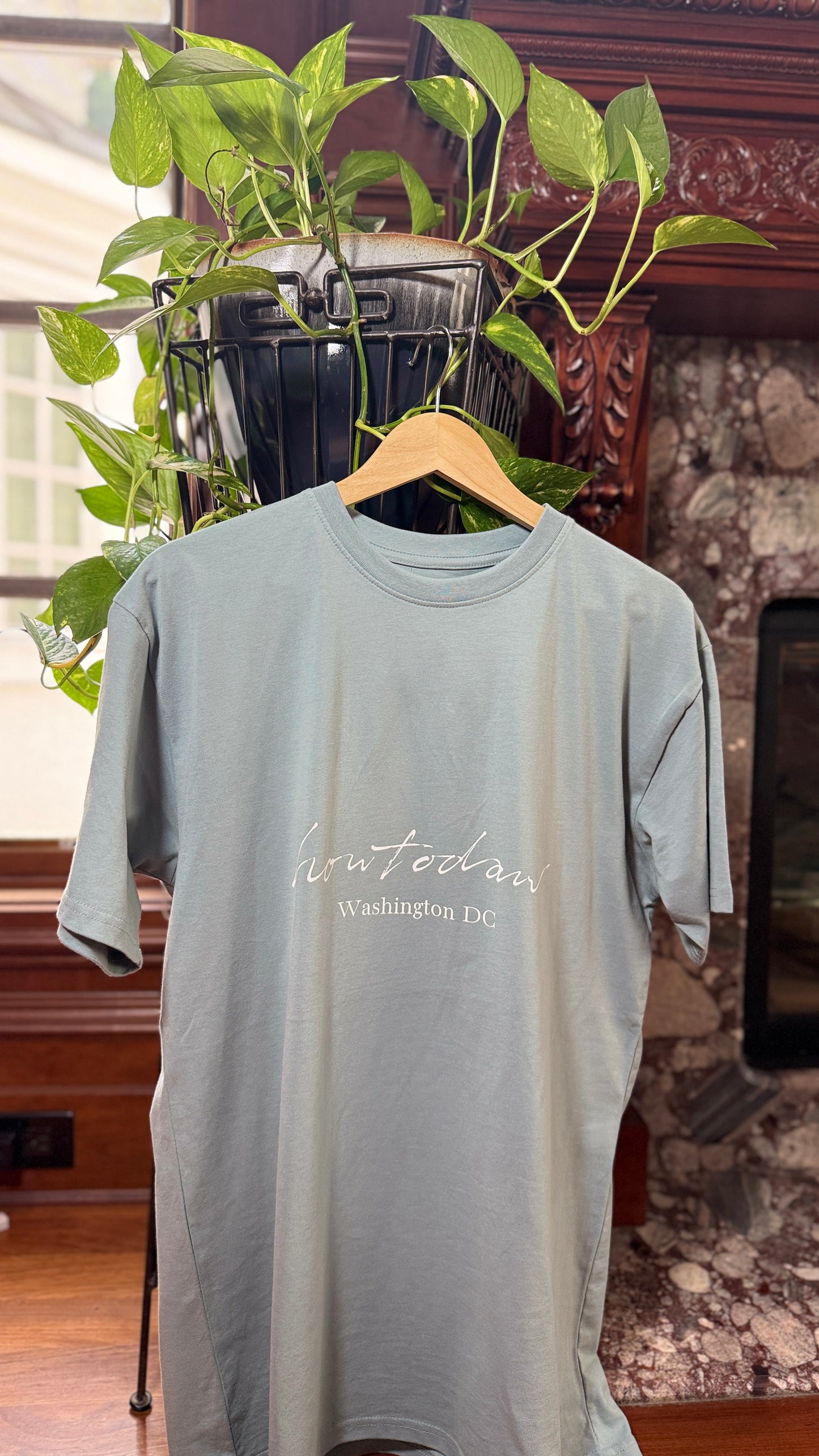 Script Tee - Canvas