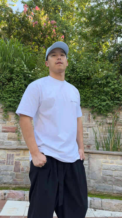 Script Uniform Tee - Canvas